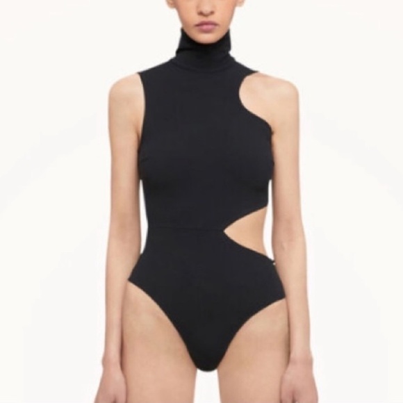 NWT Wolford Cut Out Highneck Bodysuit! - Picture 1 of 5